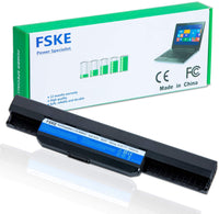 1 x RAW Customer Returns FSKE A32-K53 A41-K53 battery for ASUS X53S X54C K53S K53SV K53 A53S P53E K53E X53E A54C A54H X54H series notebook battery, 6 cells 10.8V 5000mAh - RRP €31.9