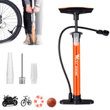 1 x RAW Customer Returns CHIMONA bicycle pump air pump bicycle for all valves, mini pump floor pump pump air up to 11 bar 160 PSI, floor air pump for racing bike e-bike, basketball football ball pump for French valve - RRP €13.1