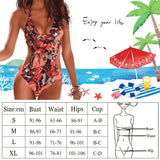 1 x RAW Customer Returns DURINM swimsuits, slimming monokinis, bandeau, backless, figure-shaping swimwear, swimsuit for women, one-piece swimwear, slimming, sporty - RRP €43.99