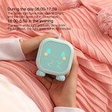 1 x RAW Customer Returns Gobesty Children s Alarm Clock, Children s Alarm Clock Girls, Children s Digital Alarm Clock with Night Light, Bedroom Snooze Function, Children s Day Gift, for Children Girls Boys Green  - RRP €23.18