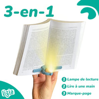 1 x RAW Customer Returns lizia - Reading Light - Blue - Made in France - Discreet Light - Medal-winning invention at the L pine Competition - RRP €25.94