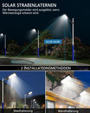 1 x RAW Customer Returns Sararoom 400W Solar Street Light for Outdoors 720 LED Solar Lamps with Motion Sensor IP65 Waterproof Solar Path Light Outdoor, 6500K Street Lamp Security Light with Remote Control for Garden - RRP €73.61