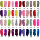 55 x Brand New Vishine 8ml Semi Permanent UV LED Gel Nail Polish in 298 Various Colors for Nail Art Manicures 228 - RRP €858.0