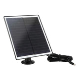 1 x RAW Customer Returns Folgtek 6W 5V Solar Charger DIY Battery Solar Panel IP65 Waterproof with Micro USB Portable for Outdoor CCTV Security Cameras - RRP €19.67