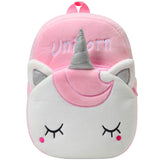 1 x RAW Customer Returns Children s Backpack, Kasgo Kindergarten Backpack Child Backpacks Baby Girl Small Kindergarten Backpack Cute Preschool Backpack Plush 3D Animals Soft Primary Backpacks for 1-3 Years, Unicorn - RRP €19.56