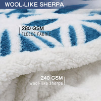 1 x Brand New LOMAO blanket sofa blanket - warm Sherpa flannel sofa throw blanket, thick sofa blanket, couch blanket, 130x160 cm fluffy blanket for couch petrol, 130 160cm  - RRP €35.99