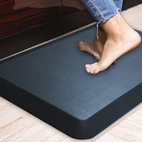 1 x RAW Customer Returns HEALEG comfort anti-fatigue mat perfect for kitchens and standing desks, black, 75x50x2.5cm - RRP €48.75