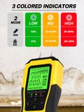 1 x RAW Customer Returns AZUNO moisture meter, pin-type wood moisture meter with battery and LCD display digital moisture meter detector for wood, wall, building materials, plasterboard - RRP €18.8