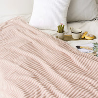 1 x RAW Customer Returns MIULEE Cuddly Blanket Fleece Blanket Flannel Blanket Solid Color Living Room Blankets Couch Blanket Fluffy Throw Microfiber Bedspread Sofa Blanket Blanket For Bed Sofa Bedroom Office 60x80Inch 150x200cm Salmon Pink - RRP €29.74