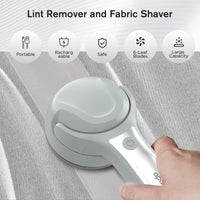 1 x RAW Customer Returns Electric Lint Shaver Fabric Shaver USB Rechargeable Lint Remover for Clothes Debobbler Clothes Shaver Lint Roller Wool Defuzzer for Clothes Carpet 3 Blades Included  - RRP €20.4