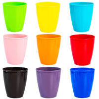 20 x Brand New Youngever 9 Pack 250ML Reusable Children s Cups, Plastic Cups for Children, Plastic Unbreakable Drinking Cups Juice Cups in 9 Colors Rainbow  - RRP €455.2