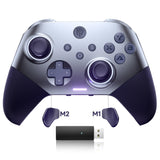 1 x RAW Customer Returns EasySMX Controller for PC Switch Mobile Phone Wireless Rechargeable X10 Controller Switch Pro Wireless Bluetooth PC Controller 2.4G for Android iOS Android TV Box and Tesla Purple - RRP €48.73