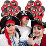 7 x Brand New MEZHEN Pirate Children s Birthday Decoration Birthday Foil Balloon Pirate Balloons Cupcake Topper Birthday Party Decoration Balloon Set Birthday Party Decorations Children Pack of 34 - RRP €105.84