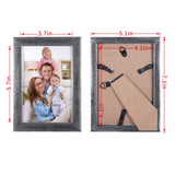 6 x Brand New Giftgarden set of 7 picture frames 10x15 cm in vintage silver, photo frame 10x15 rustic for wall table top - RRP €113.94