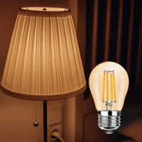 1 x RAW Customer Returns ProCrus E27 Vintage LED light bulb, G45 4W Edison LED lamp, 2700K warm white lighting filament LED, 300LM light source replacement for 30W incandescent lamp, not dimmable, amber LED bulb, energy class F, 10 pieces - RRP €22.12