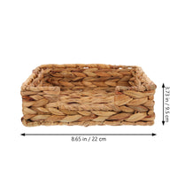 1 x RAW Customer Returns Cabilock Napkin Holder Rustic Weave Napkin Baskets Rattan Guest Towel Napkin Holder for Cocktails Paper Napkins Countertop Kitchen Bathroom Decor 22 X 22 - RRP €17.99