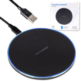 2 x RAW Customer Returns Nuvance Wireless Charger 15W, wireless charger, cable included, induction charger, Qi charging station, for iPhone and Samsung - RRP €30.14