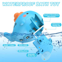 20 x Brand New ACDAY Baby Bath Toy from 1 Year, Whale Bath Toy, Water Toy, Baby Bath Toy, Automatic Induction Water Spray Toy, Children s Bath Toy from 2, 3, 4 Years Blue  - RRP €403.2