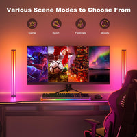 1 x RAW Customer Returns bedee Smart LED Lightbar 42cm RGB gaming lamp with multi-modes, music sync, TV backlight with remote control, app control, dimmable gaming LED lighting accessories for PC, TV, game room - RRP €40.33