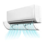 1 x RAW Customer Returns seeYOLO Air Conditioner Wind Deflector, Top Hanging Air Conditioner Deflector for Home Office Transparent - RRP €33.6