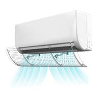 1 x RAW Customer Returns seeYOLO Air Conditioner Wind Deflector, Top Hanging Air Conditioner Deflector for Home Office Transparent - RRP €24.99