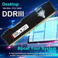 1 x RAW Customer Returns DDR3 16GB Kit 8GBx2 Desktop RAM 1866MHz PC3-14900 UDIMM Non-ECC Unbuffered 1.5V 2Rx8 Dual Rank 240 Pin CL13 PC Computer Memory Upgrade Module RAM Kit Black  - RRP €29.23