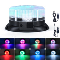 1 x RAW Customer Returns Fxlpower LED rotating beacon, 9 modes LED warning light with magnetic, forklift warning flashing lights for trucks, postal vehicles, tractor, golf cart - RRP €32.99