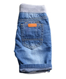 1 x RAW Customer Returns Happy Cherry Baby Holes Denim Shorts Kids Summer Elastic Waist Short Pants Drawstring Jeans Shorts - RRP €20.16