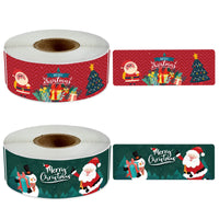 2 x Brand New Merry Christmas Stickers Self-Adhesive Pack of 240 Christmas Gift Stickers Round Christmas Stickers Labels Merry Christmas Round Stickers for Gift Bags Paper Bags Christmas Card - RRP €40.8