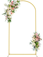 1 x RAW Customer Returns Wokceer Square Gold Metal Backdrop Arch 2.2m for Wedding Ceremony Birthday Party Baby Shower Photo Booth Garden Flower Balloon Decoration - RRP €51.47