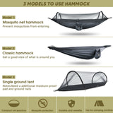 1 x RAW Customer Returns NATUREFUN Ultra-Light Travel Camping Hammock Mosquito Net Hammock 300 kg load capacity, breathable quick-drying parachute nylon 2 premium carabiners, 2 nylon slings included - RRP €33.43