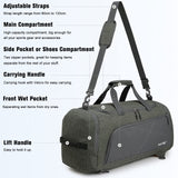 1 x RAW Customer Returns G4Free 45L 60L 3-Way Travel Backpack Large Luggage Gym Bag with Wet Pocket and Shoes Compartment for Travel Swimming Yoga Hiking Camping Gray 60cm L  - RRP €47.11