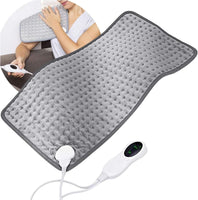 3 x Brand New Heating pad, 10 heat settings with 3 timer settings and automatic switch-off, electric heating pad for neck, shoulder, stomach, machine washable 30 x 40 cm  - RRP €75.6