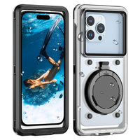 1 x RAW Customer Returns Focusor Waterproof Smartphone Case Universal IPX8 Professional Underwater Cover Underwater Touchscreen Dry Bag for iPhone Samsung Galaxy Huawei XiaoMi Oppo Vivo Android 4.7-6.9  - RRP €29.99