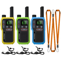 1 x RAW Customer Returns BAOFENG GT-18 Walkie Talkie PMR446 License-Free Radio for Adults Children, Rechargeable Walky Talky 1500mAh Battery, Dual PTT, 16 Channels, Scan, Flashlight for Camping Hiking, Pack of 3 - RRP €49.99