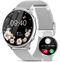 1 x RAW Customer Returns Fitonme Smartwatch Women, 2023 Smartwatch with Phone Function 1.39 Inch Always-on Display, IP67 Waterproof Wristwatch with Sleep Monitor Heart Rate Monitor SpO2 Blood Pressure Measurement Pedometer for Android iOS - RRP €59.48