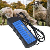 1 x RAW Customer Returns Fence Voltage Tester 12KV, Electric Fence Voltage Tester 8 Neon Indicator Lights, Portable Mini Electric Fence Tester Fault Finder 2000 To 12000V for Garden Farm, Livestock Fence Test Pen - RRP €24.0