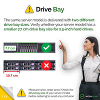 1 x RAW Customer Returns WORKDONE 4-Pack - 2.5-inch Hard Drive Caddy Tray Hard Drive Frame - Compatible for Dell PowerEdge Servers - T440 T640 R330 R430 T430 R630 T630 R730 R830 R930 R320 R420 - HDD Carrier Frame - RRP €36.65