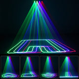 1 x RAW Customer Returns Strobe Disco Light, UKing 30W RGB DJ Projector Disco Stage Lighting Party Light Music Controlled Light Effect DMX Effect Spotlight for Party Bar Birthday Christmas - RRP €131.09