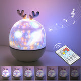 1 x RAW Customer Returns Comely Starry Sky Projector Children, 360 Rotatable 4 Light Effects 6 Projection Films Night Light with 8 Music, USB Remote Control Star Projector Lamp for Children s Room, Bedroom, Party - RRP €24.98