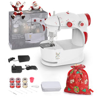 1 x RAW Customer Returns KPCB sewing machine children with DIY bag material for Christmas - RRP €40.33