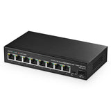 1 x RAW Customer Returns Binardat 8-Port 2.5G Switch with 10G SFP Port, 8x 2.5 Gigabit Base-T RJ-45 Ports, Unmanaged Multi-Gigabit Desktop Ethernet Switch - RRP €81.17