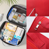 1 x RAW Customer Returns XINGSUI 1 Piece First Aid Kit, Waterproof First Aid Kit, Portable Empty First Aid Case, Ideal for Family, Camping and Outdoor Red  - RRP €22.8