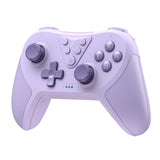 1 x RAW Customer Returns EasySMX Wireless Controller for Switch, Bluetooth Switch Controller, Controller Switch with 6-Axis Motion, Wake-up, Adjustable Turbo Dual Vibration Function-Purple - RRP €20.96