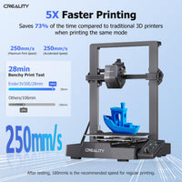 1 x RAW Customer Returns Creality Ender 3 V3 SE, Fast 3D Printer 250mm s, CR Touch Auto Leveling, Direct Drive Extruder, Auto Filament Loading, Dual Z-Axis Y-Axis Linear Guide, 220x220x250mm - RRP €239.0