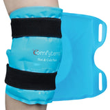 1 x RAW Customer Returns Comfytemp knee cooling cuff with Velcro fastener, 27 x 35 cm large cooling pads gel for knee pain, cold warm compress cooling pack for knee replacement surgery arthritis bruises swelling - RRP €18.0