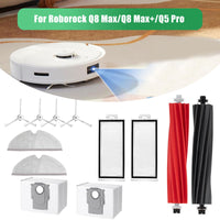 1 x RAW Customer Returns DianSung Accessory Set for Roborock Q8 Max Q8 Max Q5 Pro Robot Vacuum Cleaner Spare Parts, Main Brush 4 Side Brushes 2 Wipes 2 Filters 2 Dust Bags - RRP €29.5