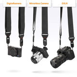 1 x RAW Customer Returns SMALLRIG Universal Camera Shoulder Strap, Adjustable Shoulder Strap from 110cm to 160cm with Quick Release Plate Rapid Link Connector for DSLR Cameras - 2428 - RRP €48.99