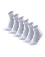 1 x RAW Customer Returns DANISH ENDURANCE Long Distance Running Socks 3 Pairs White, EU 39-42  - RRP €24.37