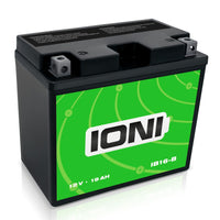 1 x RAW Customer Returns IONI IB16-B 12V 19Ah AGM battery compatible with YB16-B sealed maintenance-free motorcycle battery, 19Ah - compatible with YB16-B - RRP €75.9